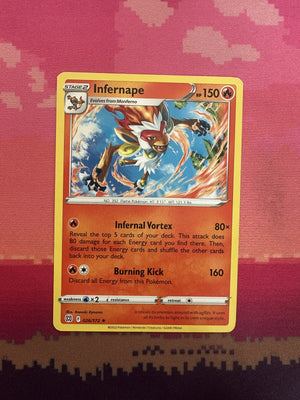 Pokemon Card Infernape Holo Brilliant Stars Rare 026/172 Near Mint