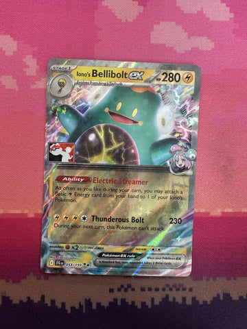 Pokemon Card Iono's Bellibolt ex Prize Pack Double Rare 053/159 Near Mint