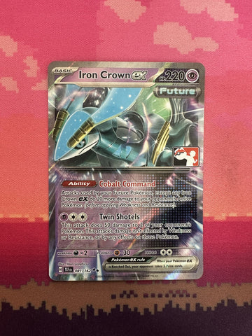 Pokemon Card Iron Crown ex Prize Pack Double Rare 081/162 Near Mint