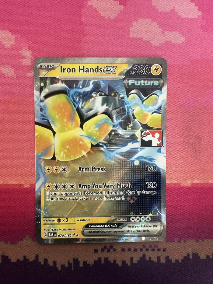 Pokemon Card Iron Hands ex Prize Pack Double Rare 070/182 Near Mint