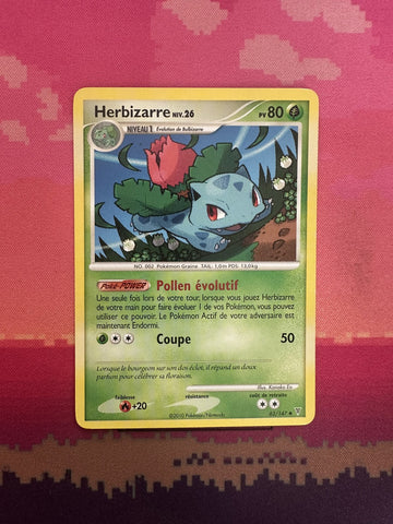 Pokemon Card Ivysaur French Supreme Victors Uncommon 62/147 Near Mint