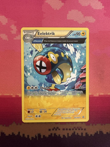Pokemon Card Eelektrik Primal Clash Rare 64/160 Near Mint