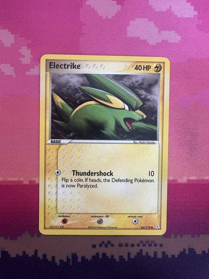 Pokemon Card Electrike EX Holon Phantoms Common 64/110 Near Mint