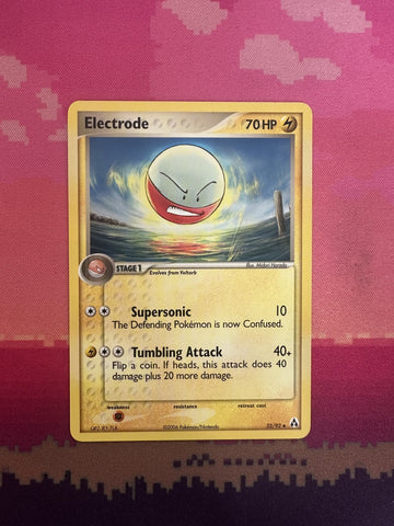Pokemon Card Electrode EX Legend Maker Uncommon 32/92 Near Mint
