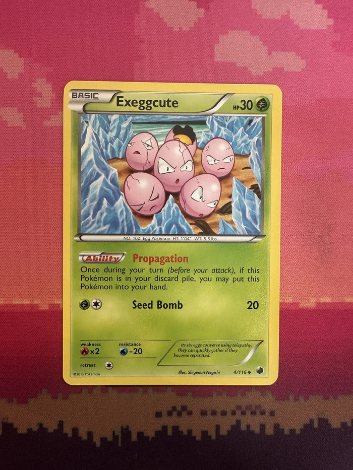 Pokemon Card Exeggcute Plasma Freeze Uncommon 4/116 Near Mint