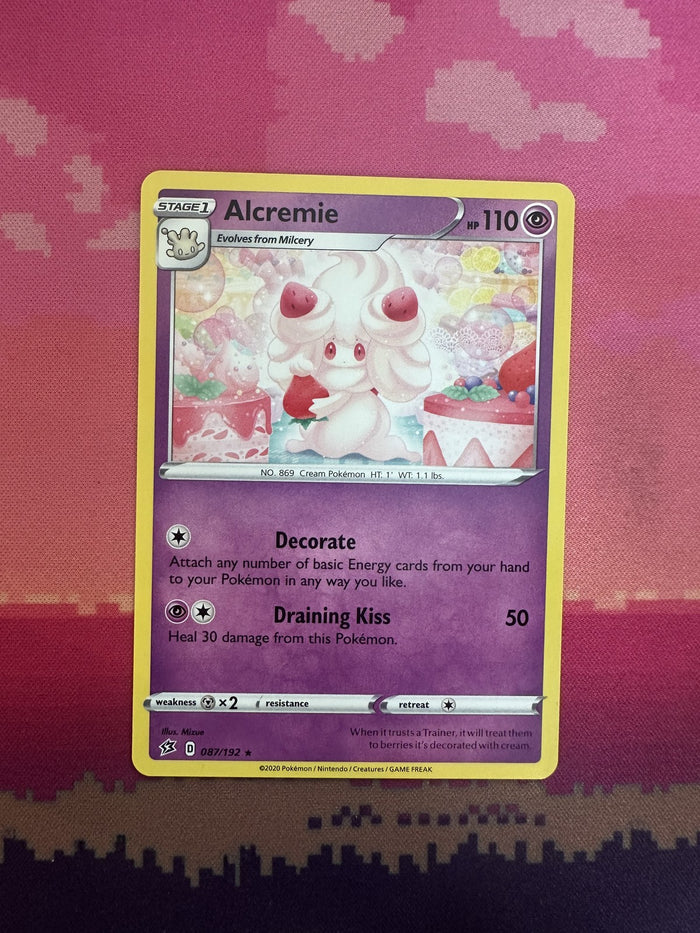 Pokemon Card Alcremie Rebel Clash Rare 087/192 Near Mint
