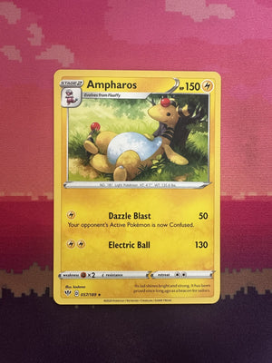 Pokemon Card Ampharos Darkness Ablaze Rare 057/189 Near Mint