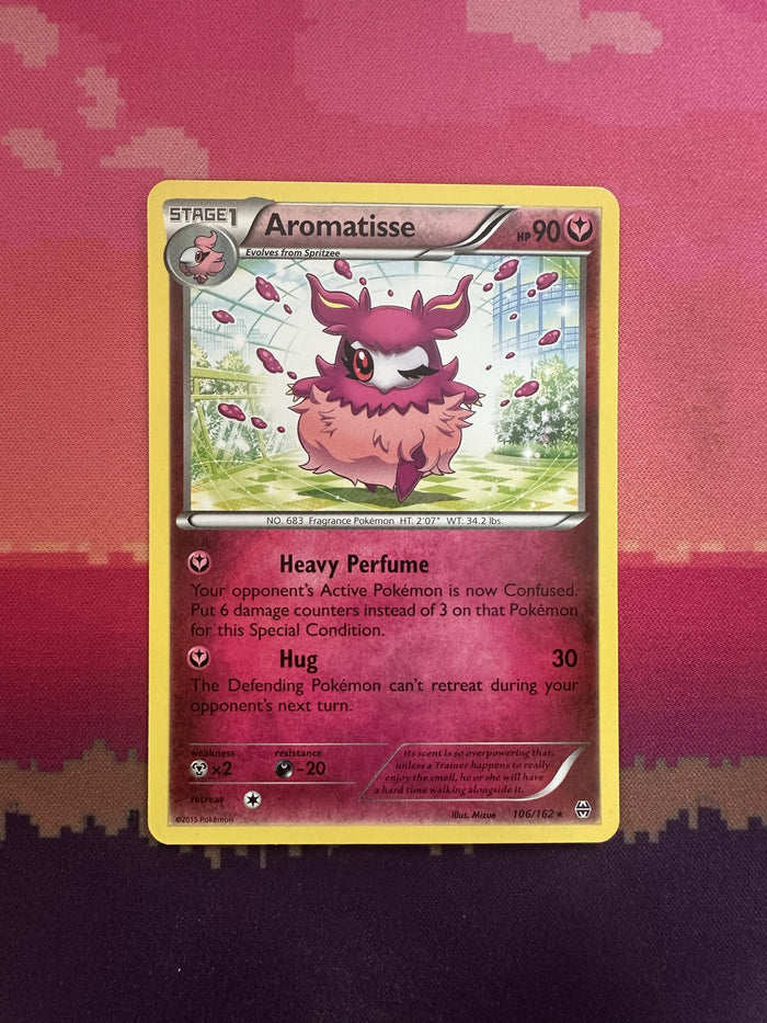 Pokemon Card Aromatisse XY BREAKthrough Rare 106/162 Near Mint