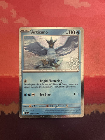 Pokemon Card Articuno Advent Calendar Cosmo Holo Rare 032/150 Near Mint