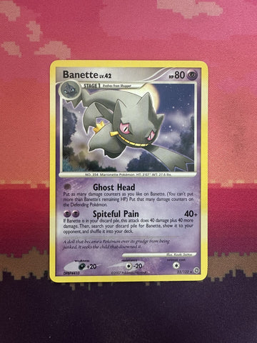 Pokemon Card Banette Secret Wonders Rare 23/132 Near Mint