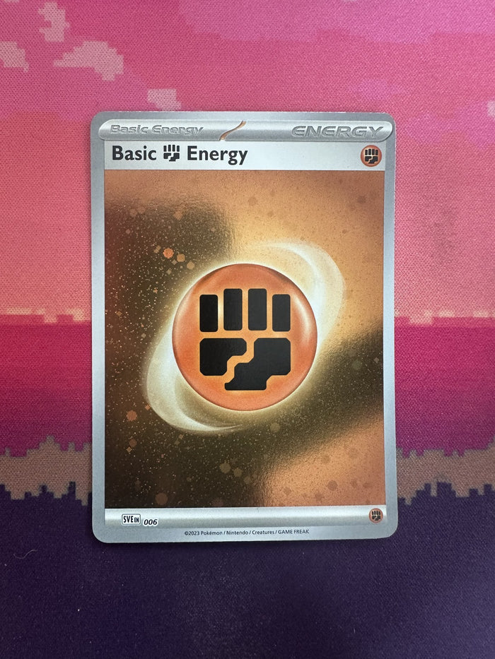 Pokemon Card Fighting Energy Scarlet & Violet Energies Common SVE006 Near Mint