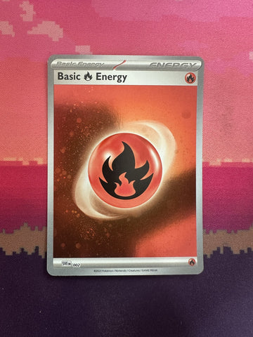 Pokemon Card Fire Energy Scarlet & Violet Energies Common SVE002 Near Mint