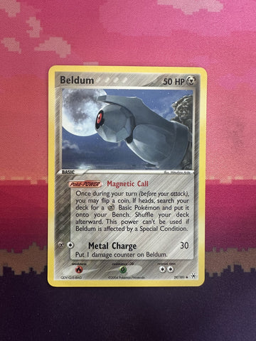 Pokemon Card Beldum EX Team Magma vs Team Aqua Uncommon 29/101 Near Mint