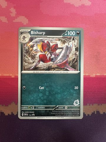 Pokemon Card Bisharp Scarlet & Violet Promo SVP112 Darkrai Stamp Near Mint