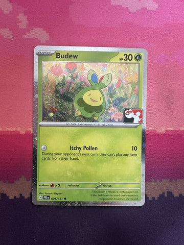 Pokemon Card Budew Prize Pack Cosmo Holo 004/131 Near Mint