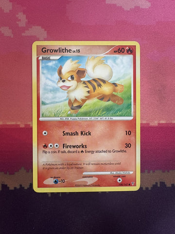 Pokemon Card Growlithe Supreme Victors Common 108/147 Near Mint