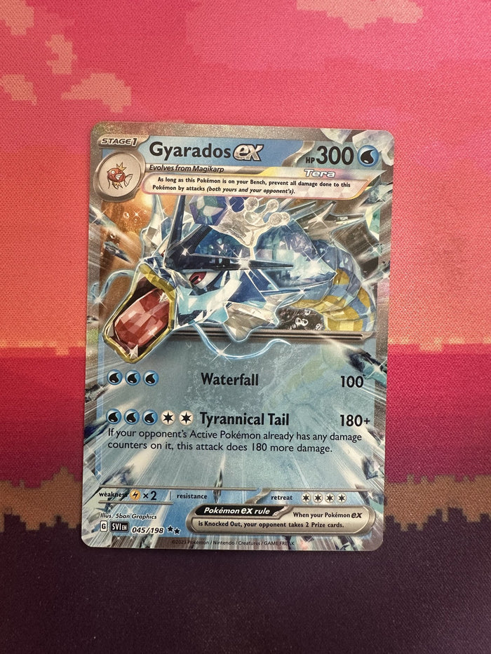 Pokemon Card Gyarados ex Scarlet & Violet Double Rare 045/198 Near Mint