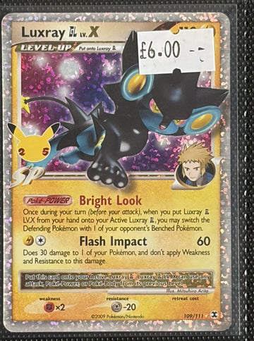 Pokemon Luxray GL LV.X Celebrations Classic Collection Cosmo Holo 109/111 LP