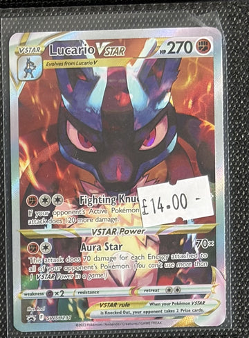 Pokemon Card Lucario VSTAR Sword & Shield Promo SWSH291 Lightly Played