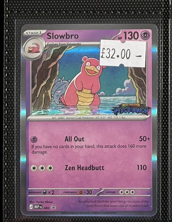Pokemon Card Slowbro Mega Evolution Promo MEP083 Lightly Played