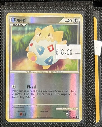 Pokemon Card Togepi Undaunted Reverse Holo 70/90 Lightly Played