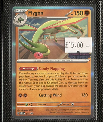 Pokemon Card Flygon Mega Evolution Promo MEP016 Lightly Played
