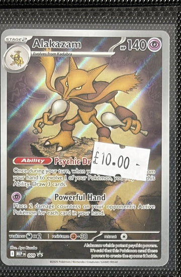 Pokemon Card Alakazam Mega Evolution Promo MEP009 Lightly Played