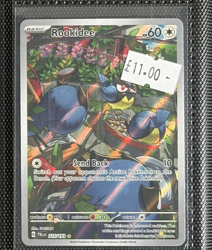 Pokemon Card Rookidee Paldea Evolved Illustration Rare 225/193 Lightly Played