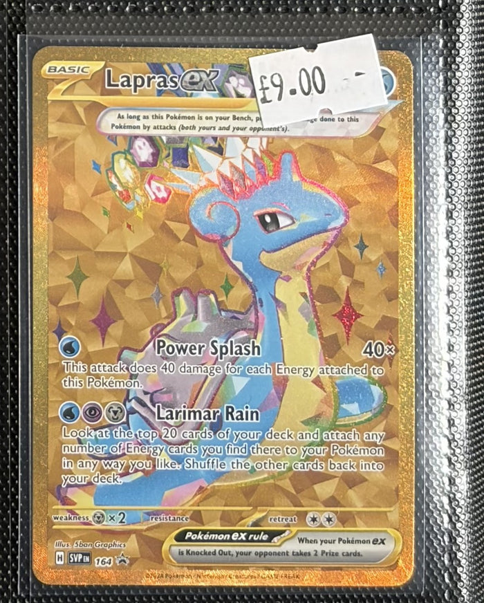 Pokemon Card Lapras ex Scarlet & Violet Promo SVP164 Lightly Played