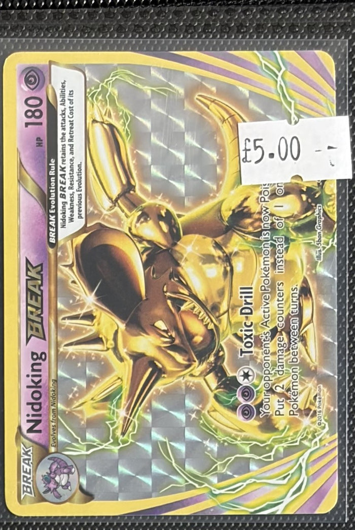 Pokemon Card Nidoking BREAK Evolutions Ultra Rare 46/108 Lightly Played