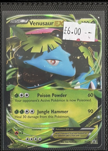 Pokemon Card Venusaur EX XY Promo XY28 Lightly Played