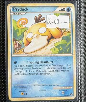 Pokemon Card Psyduck Triumphant Common 74/102 Lightly Played