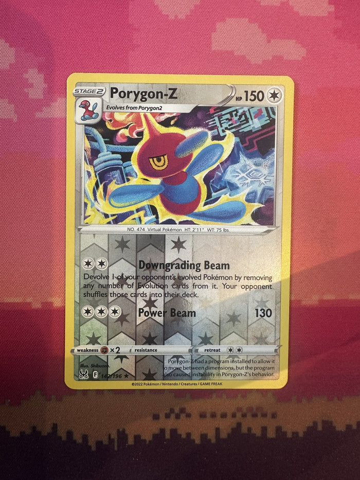Pokemon Card Porygon-Z Lost Origin Reverse Holo 142/196 Near Mint