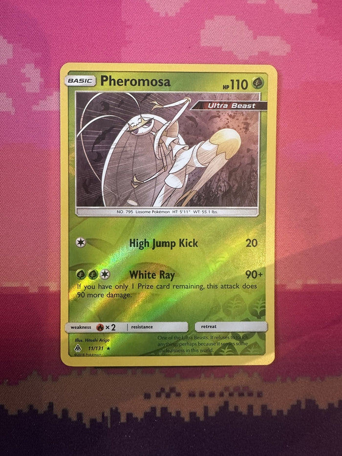 Pokemon Card Pheromosa Forbidden Light Reverse Holo 11/131 Near Mint