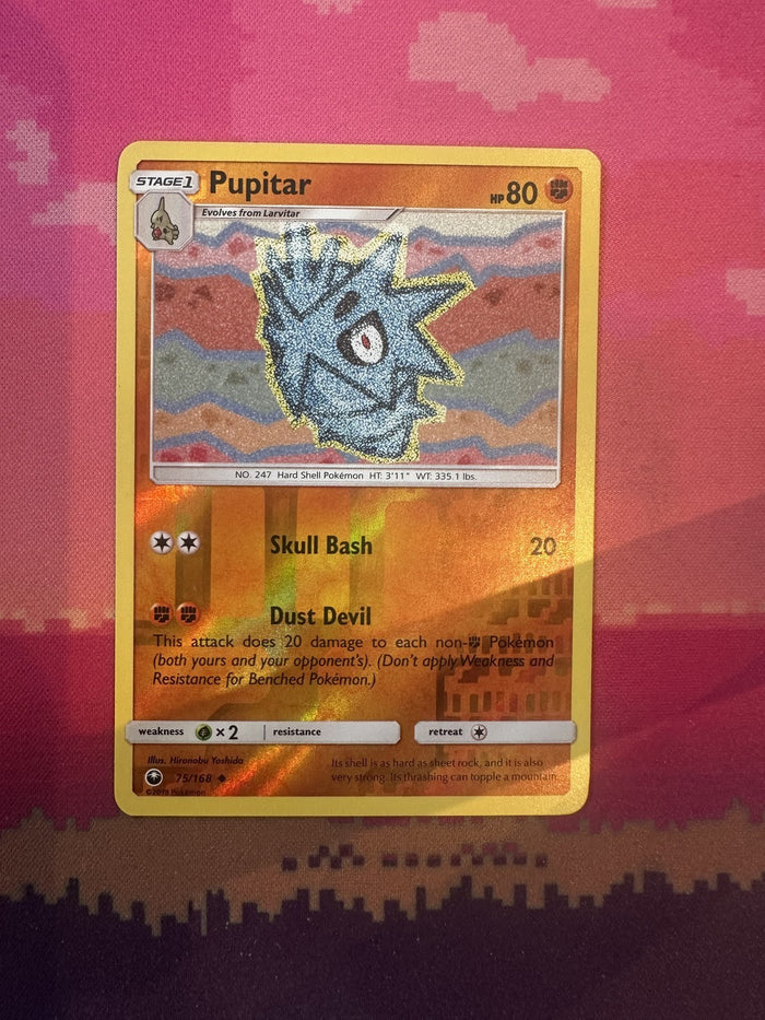 Pokemon Card Pupitar Celestial Storm Reverse Holo 75/168 Near Mint