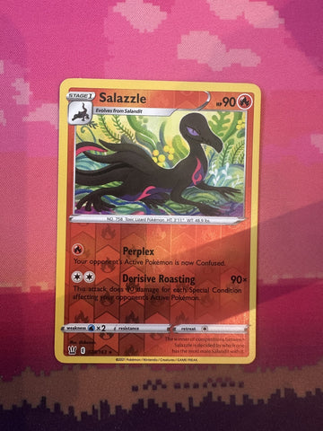Pokemon Card Salazzle Sword & Shield Battle Styles Reverse Holo 028/163 NM