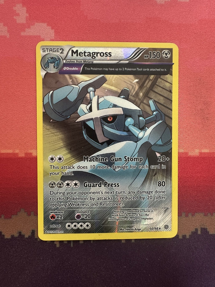 Pokemon Card Metagross Ancient Origins Reverse Holo Rare 50/98 Near Mint