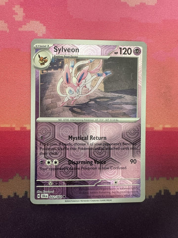 Pokemon Card Sylveon Shrouded Fable Reverse Holo 022/064 Near Mint