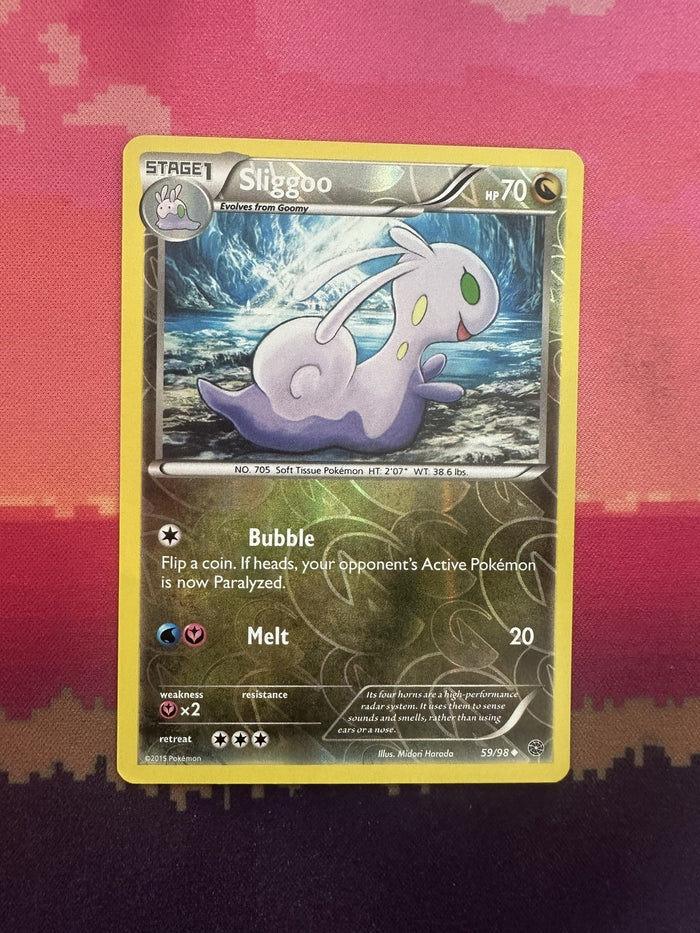 Pokemon Card Sliggoo Ancient Origins Reverse Holo 59/98 Near Mint