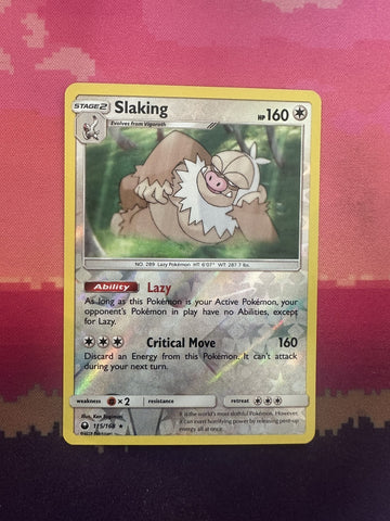 Pokemon Card Slaking Celestial Storm Reverse Holo 115/168 Near Mint