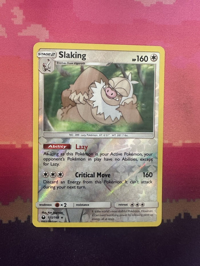 Pokemon Card Slaking Celestial Storm Reverse Holo 115/168 Near Mint