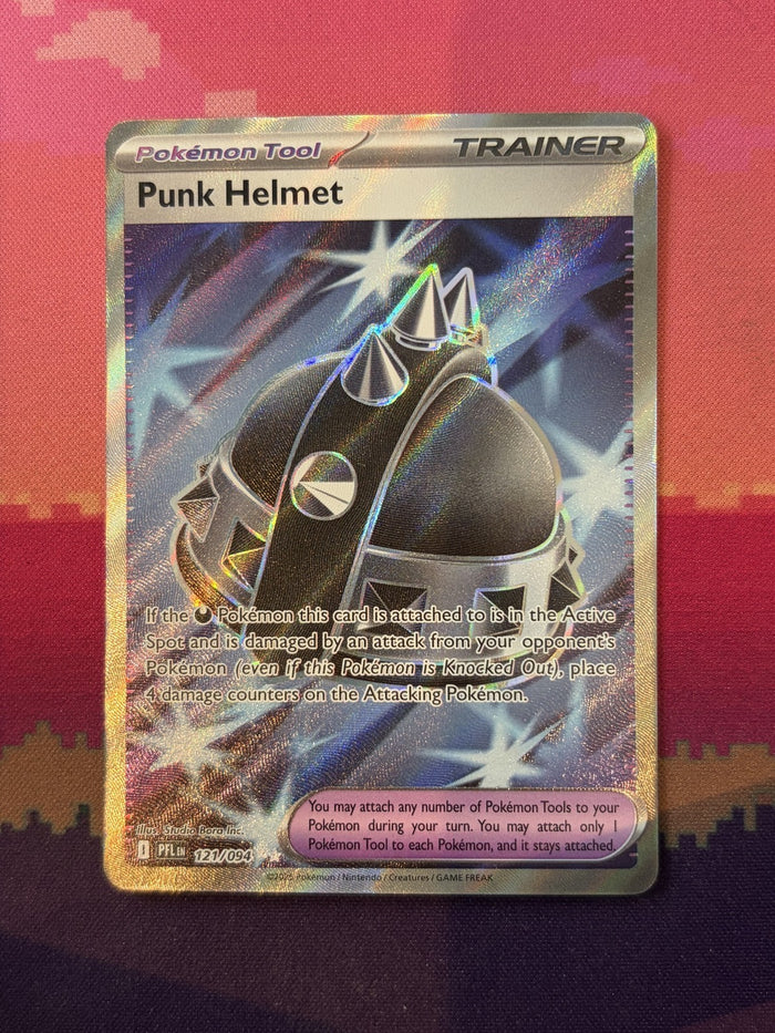Pokemon Card Punk Helmet Phantasmal Flames Ultra Rare 121/094 Near Mint