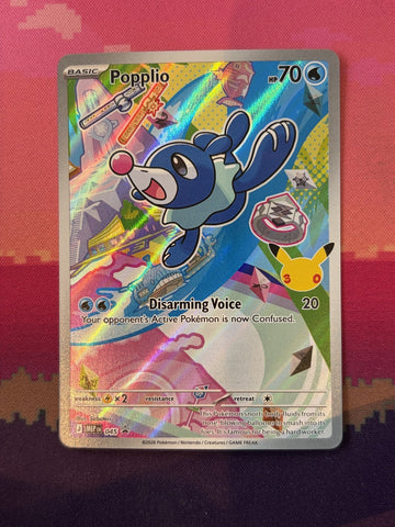 Pokemon Card Popplio Mega Evolution Promo 045 Near Mint
