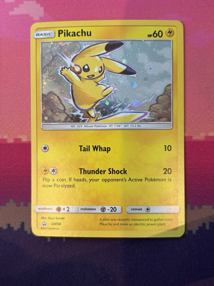 Pokemon Card Pikachu Sun & Moon Promo SM98 Near Mint
