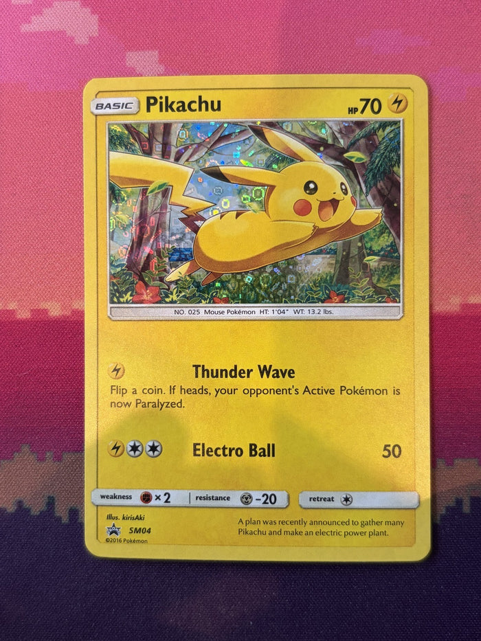Pokemon Card Pikachu Sun & Moon Promo SM04 General Mills Near Mint