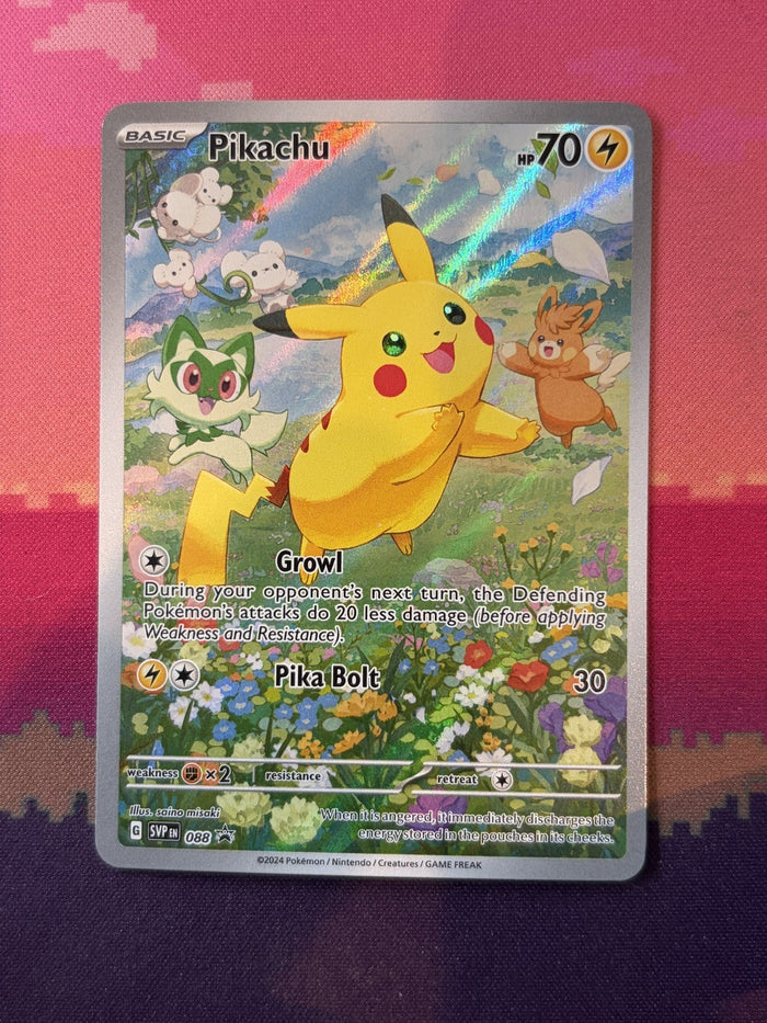 Pokemon Card Pikachu Scarlet & Violet Promo 088 Near Mint