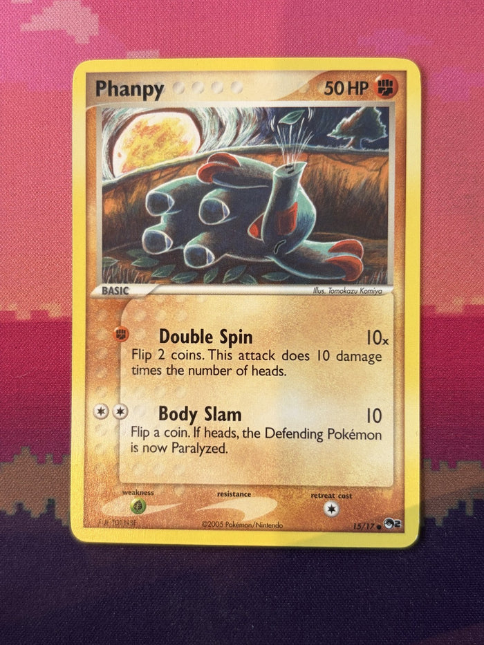 Pokemon Card Phanpy POP Series 2 Common 15/17 Near Mint