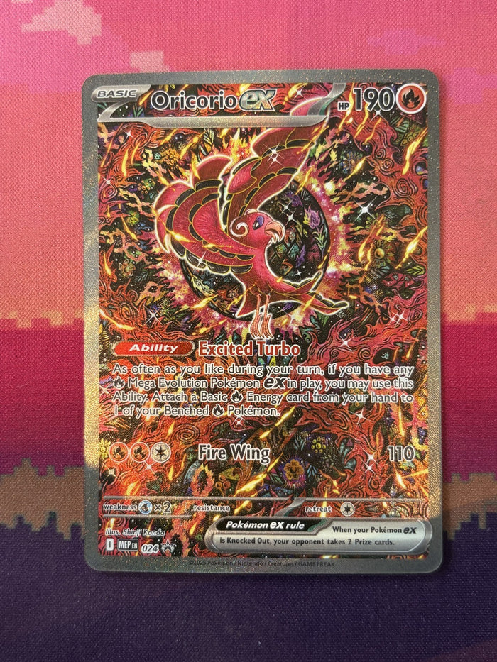 Pokemon Card Oricorio ex Mega Evolution Promo 024 Near Mint