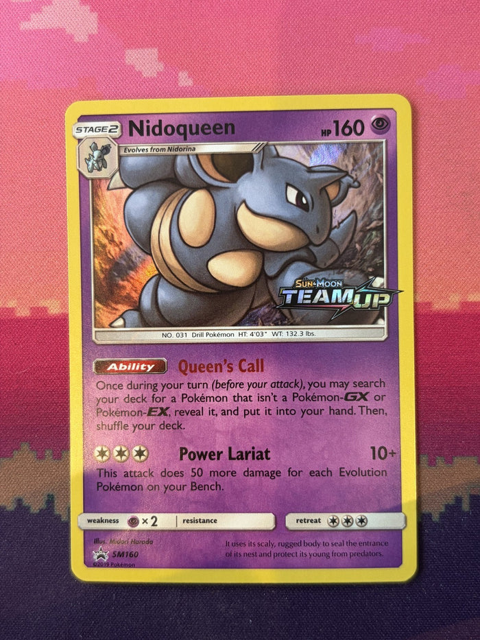 Pokemon Card Nidoqueen Sun & Moon Promo SM160 Near Mint