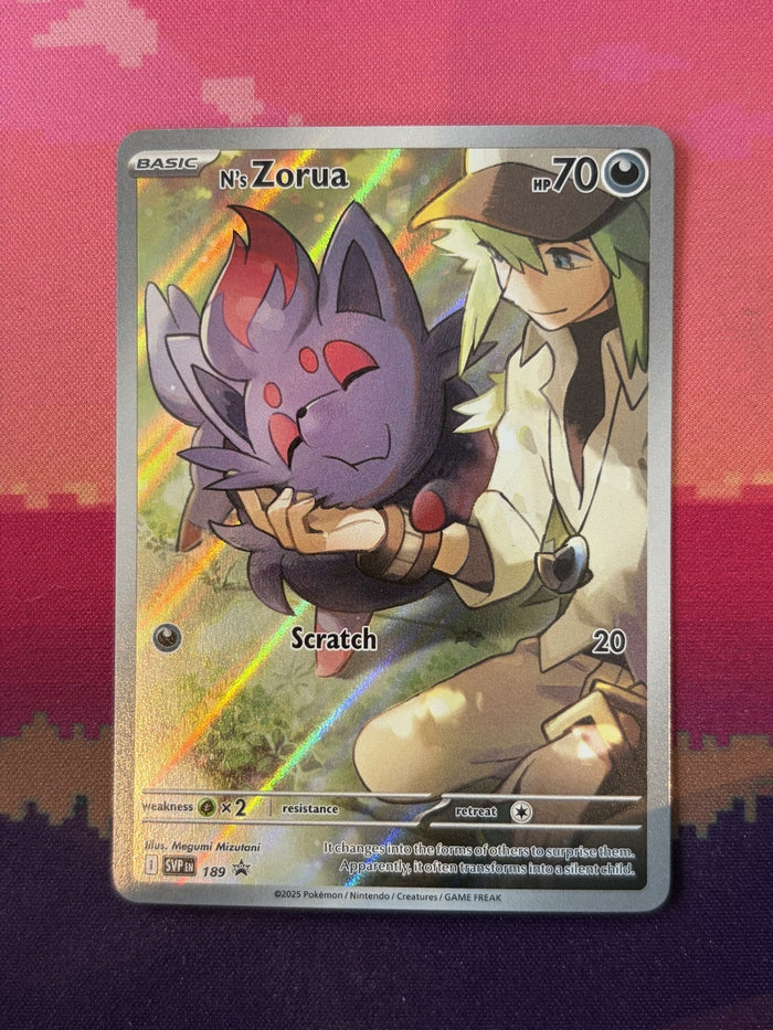 Pokemon Card N's Zorua Scarlet & Violet Promo SVP189 Near Mint